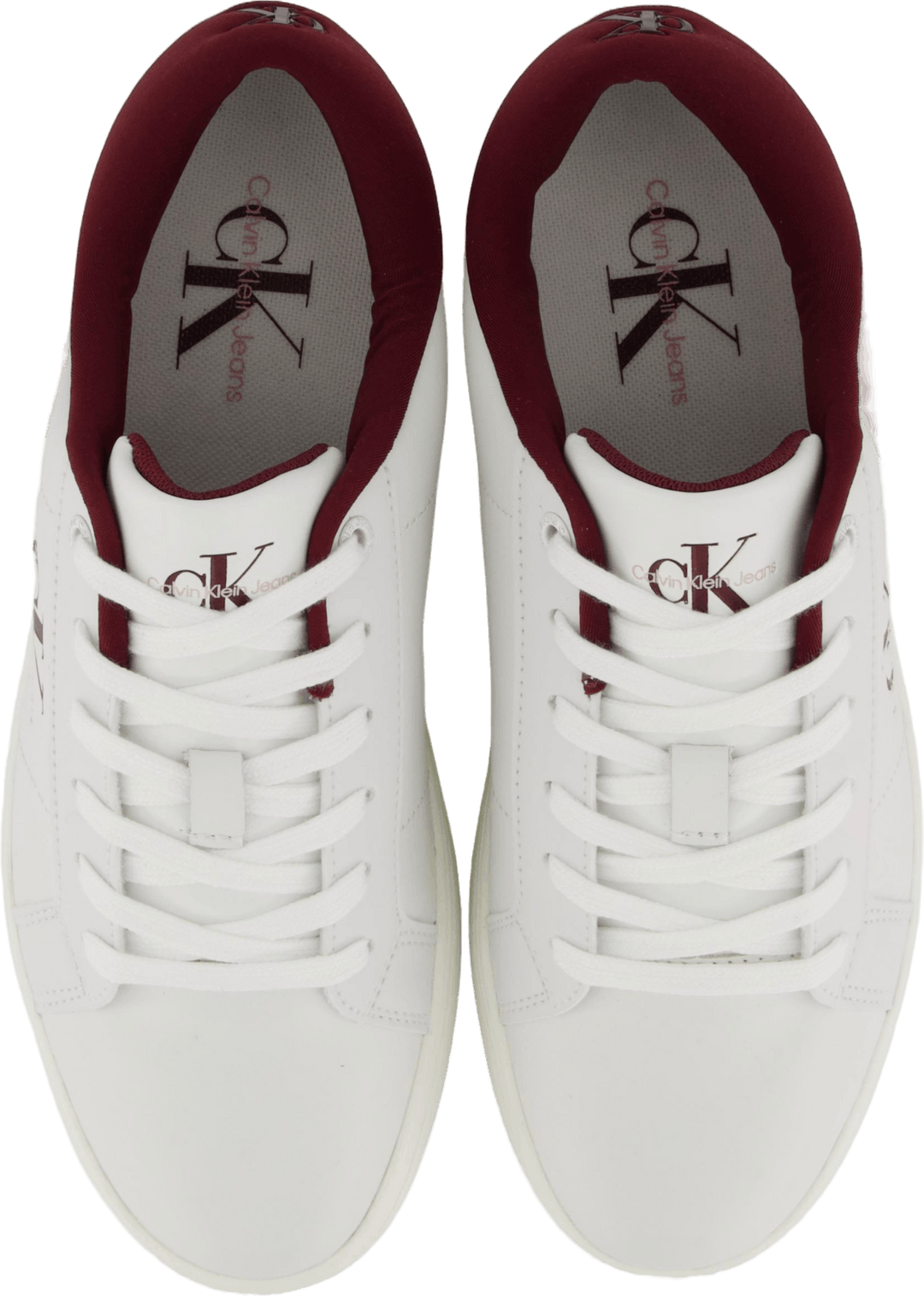 Classic Cupsole Lowlaceup Lth Helles Weiß/Andorra