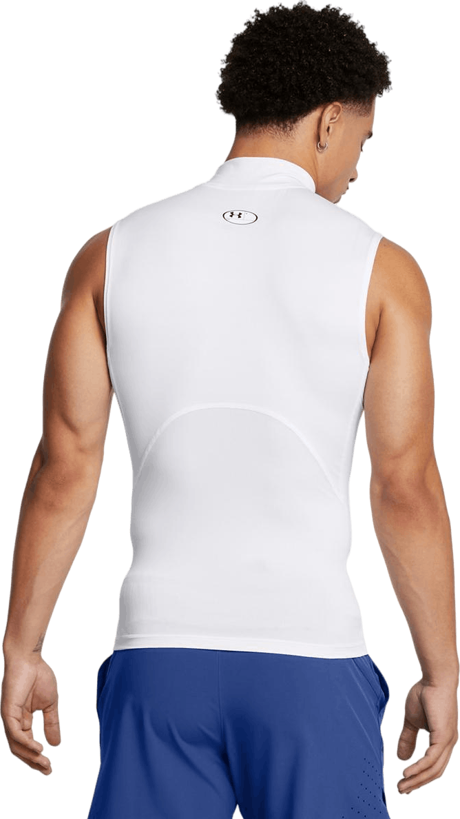Ua Hg Armour Comp Mock Sl White