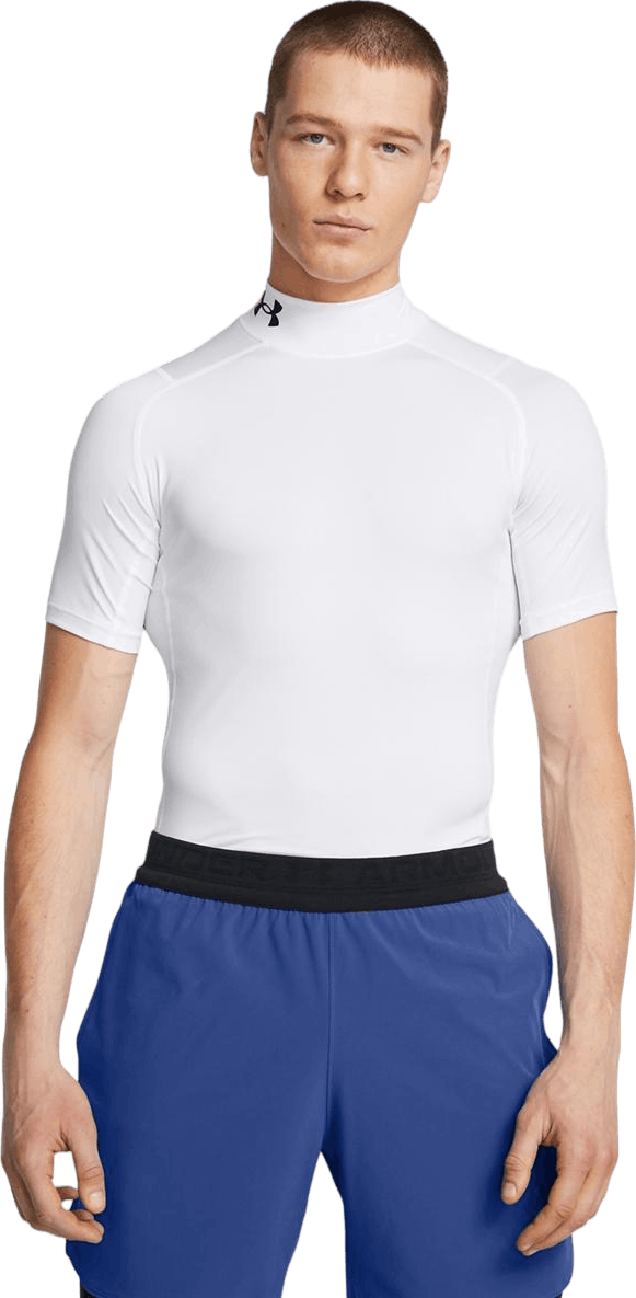 Ua Hg Armour Comp Mock Ss White