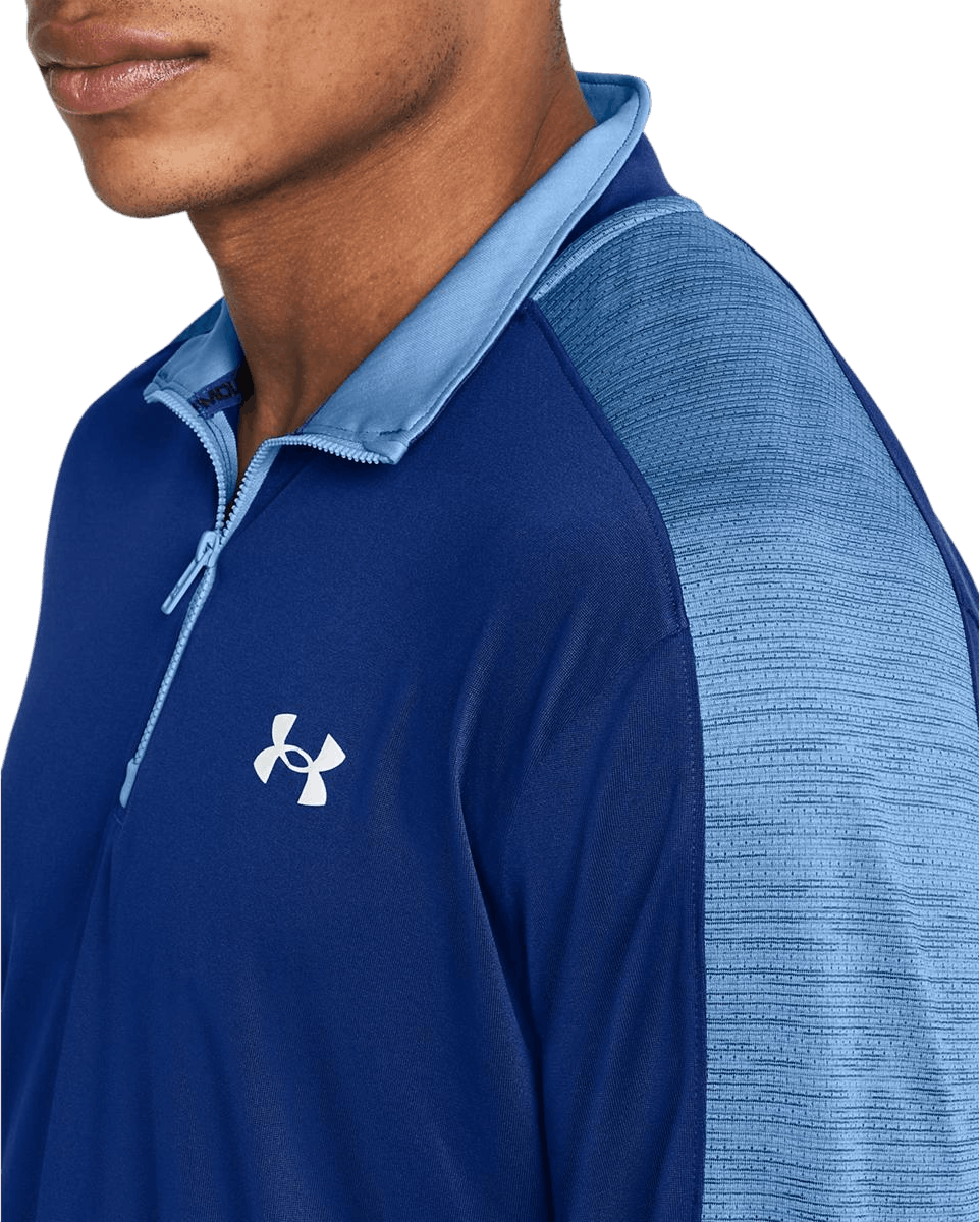Ua Tech Utility 1/4 Zip Tech Blue
