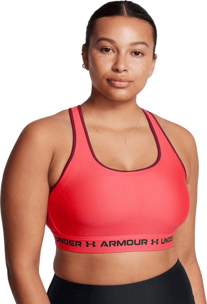 Soutien-gorge moyen dos croisé Rouge coureur