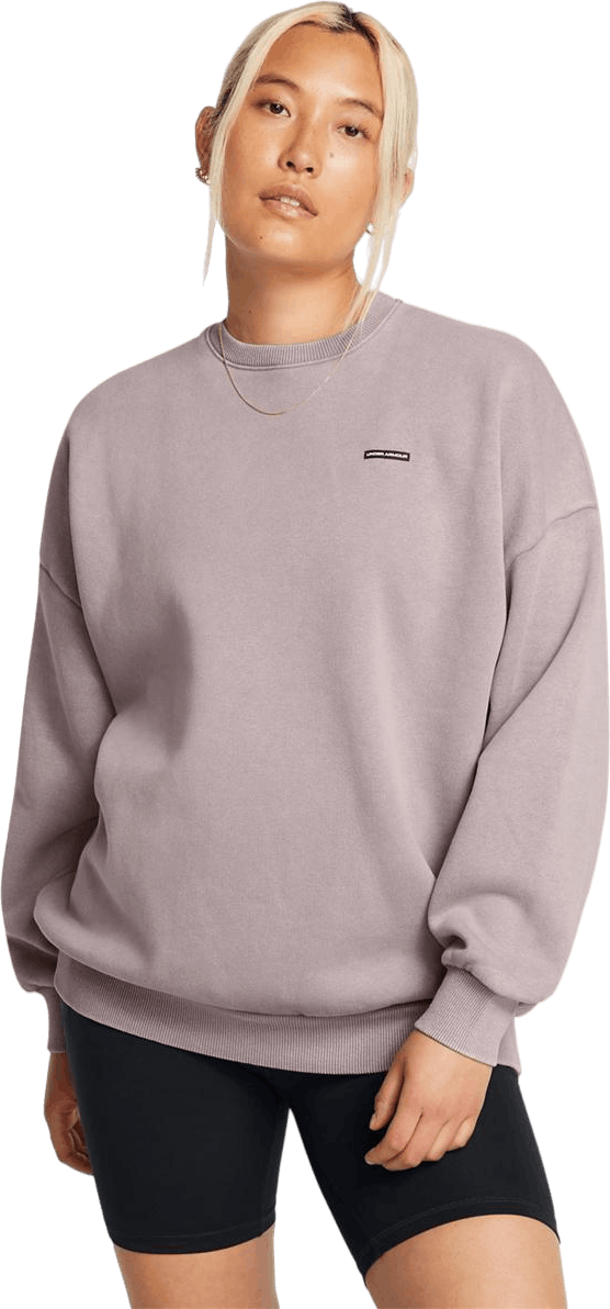 Ua Icon Hwt Flc Os Crew Tetra Gray