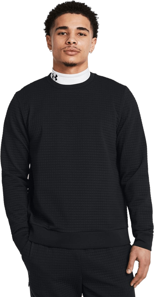 Ua Unstoppable Flc Txtr Crew Noir