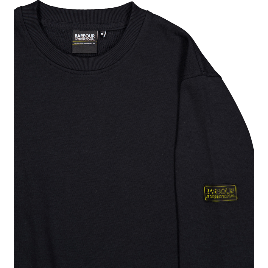 B.intl Outline Badge Crew Black