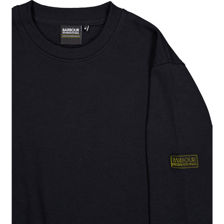 B.intl Outline Badge Crew Black