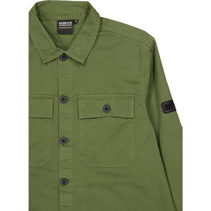 B.intl Arlo Overshirt Olive brûlé