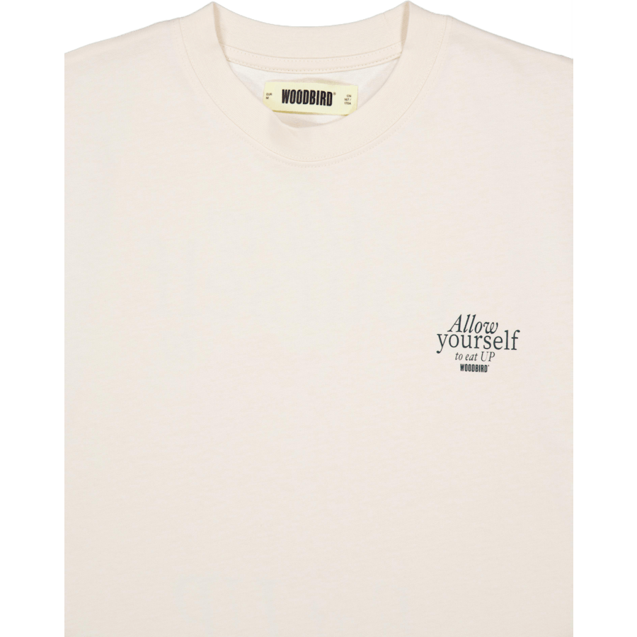 Wbbaine Eat Tee Off White