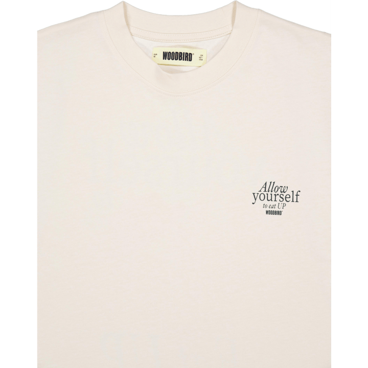 Wbbaine Eat Tee Off White