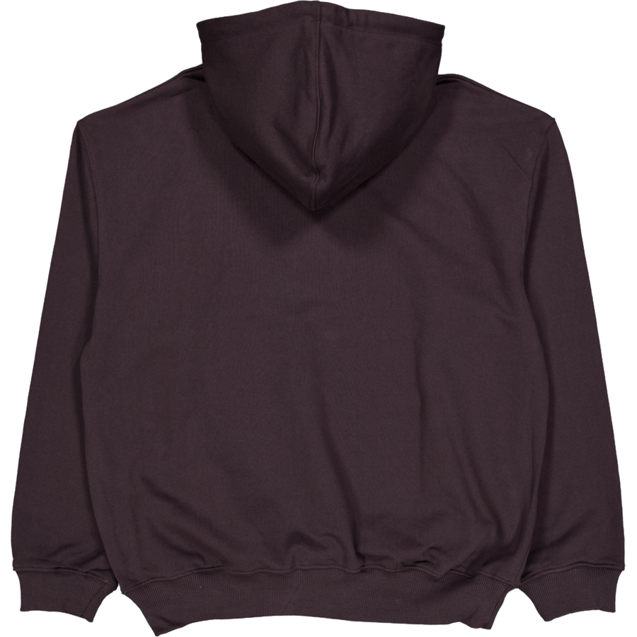 Wbpope Globe Hoodie Chocolate Brown