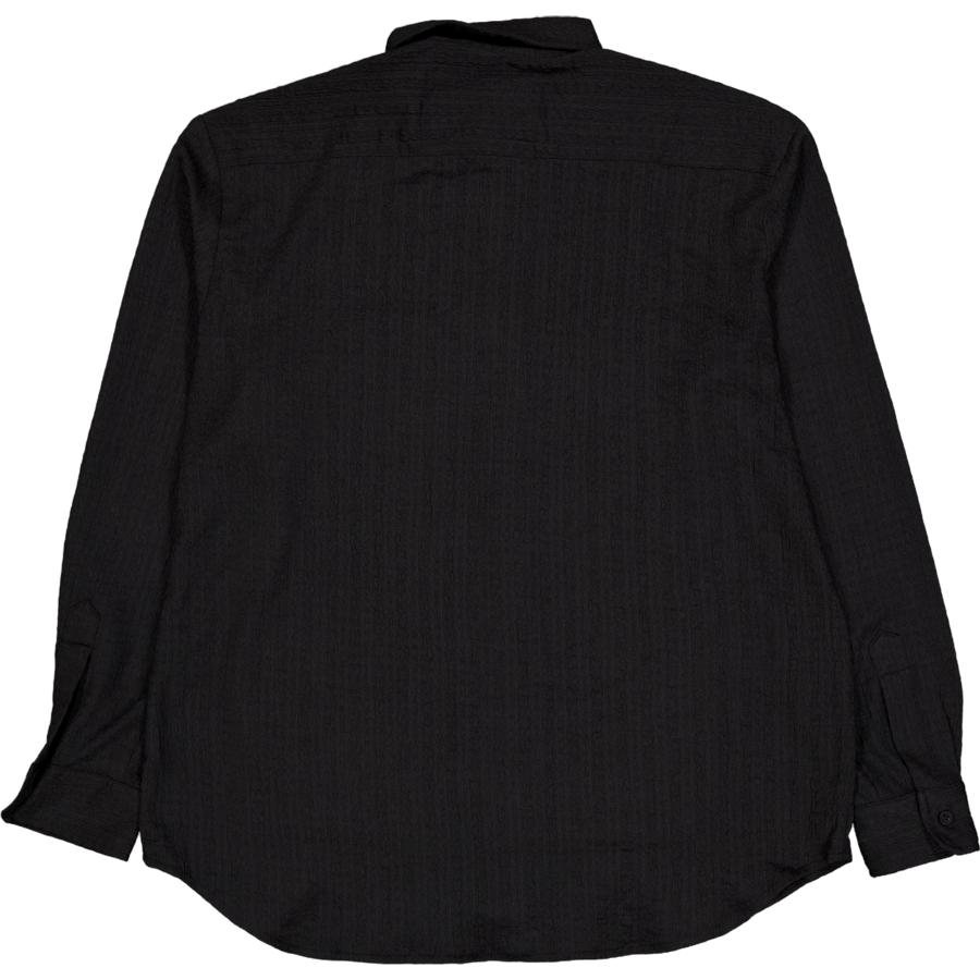 Wbyuzo Struck Shirt Black