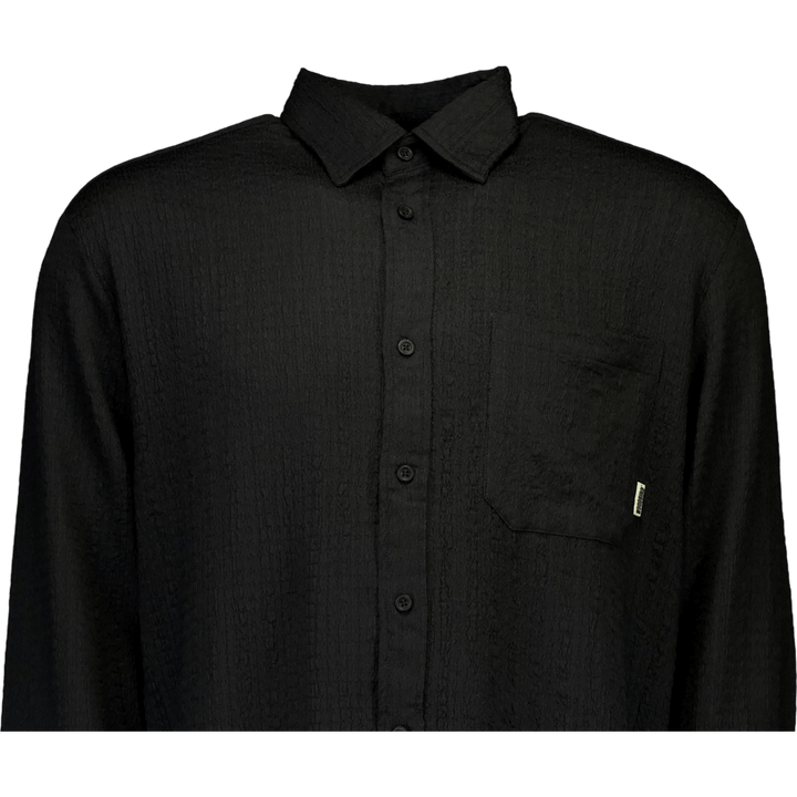 Wbyuzo Struck Shirt Black
