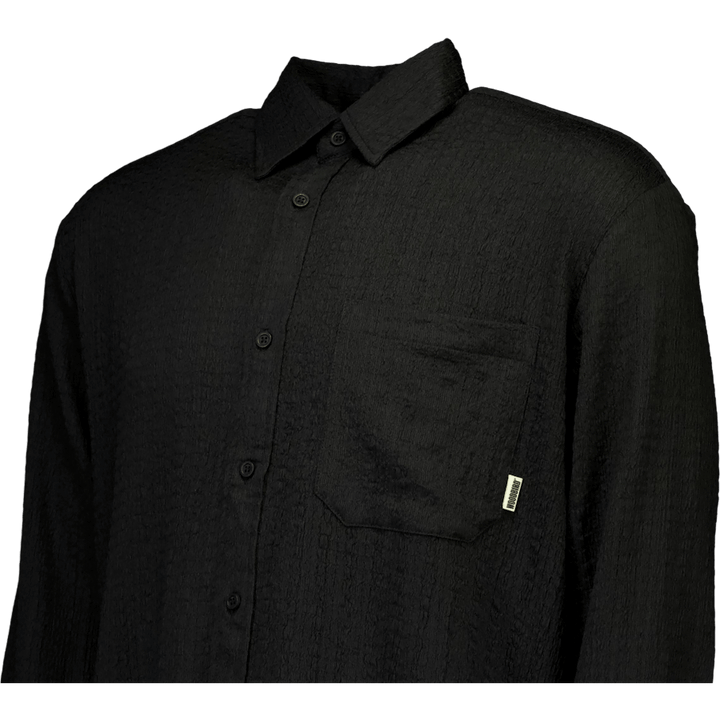 Wbyuzo Struck Shirt Black