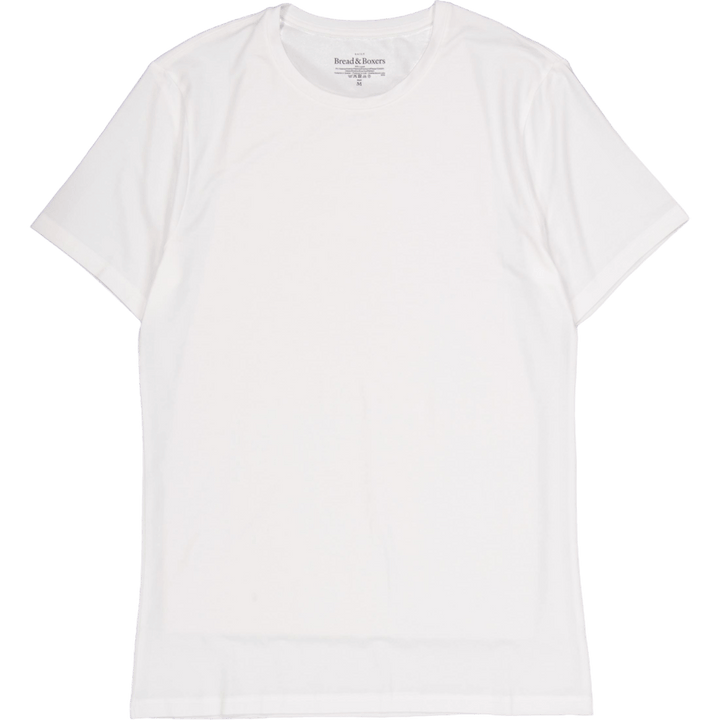 Crew-neck Tencel White