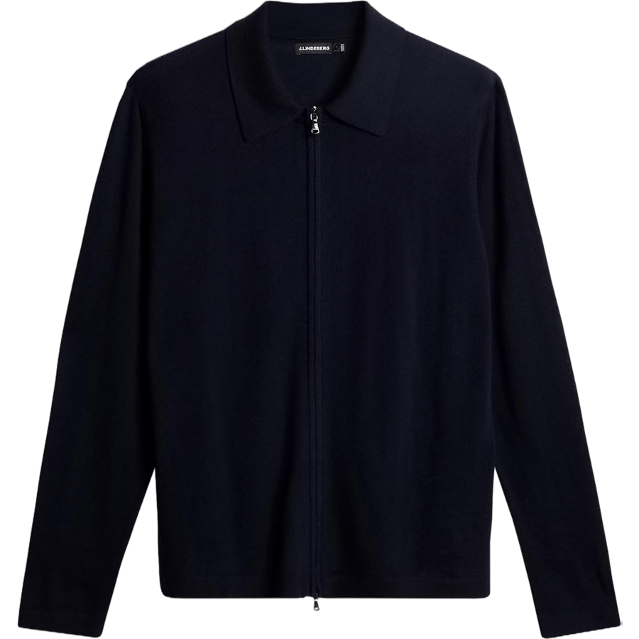 Kaleb Merino Zip Cardigan Jl Navy