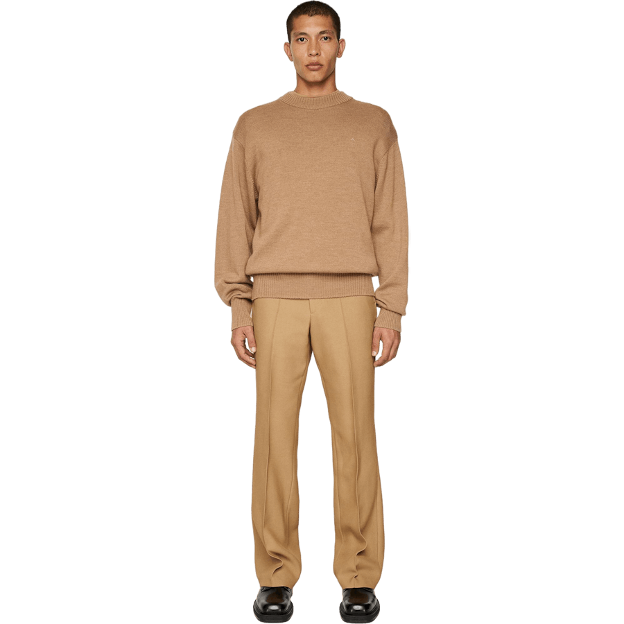 Kino Merino Crew Tiger Marrone Melange