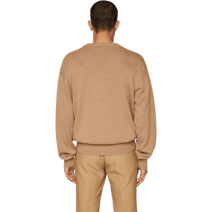 Kino Merino Crew Tiger Marrone Melange