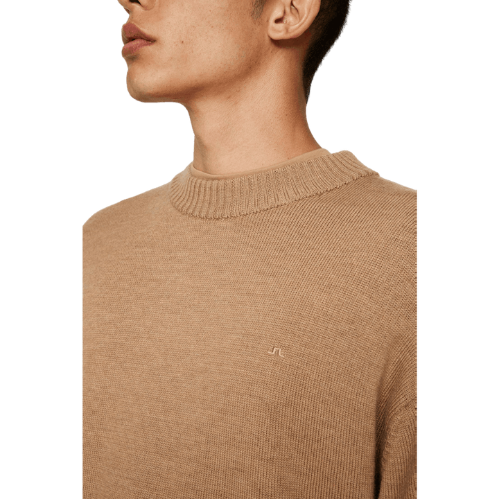 Kino Merino Crew Tiger Marrone Melange