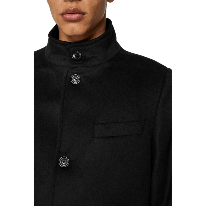 Manteau en cachemire Melton Jesse noir