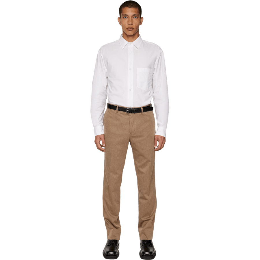 Lois C Flannel Twill Pants Tiger Brown