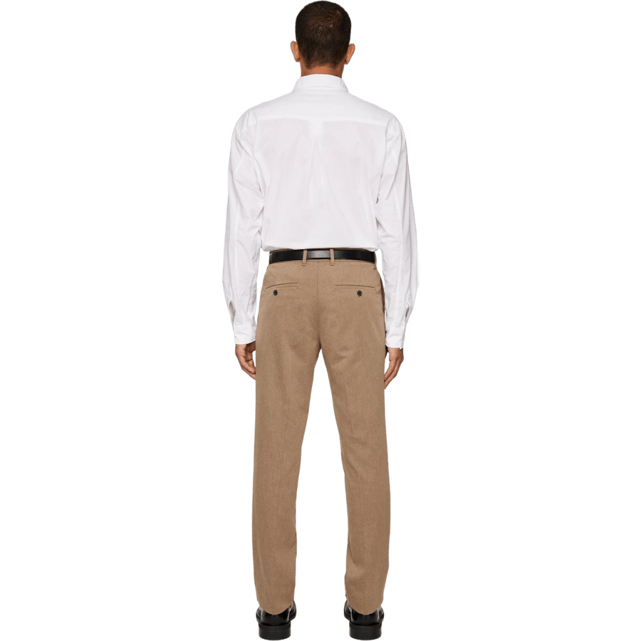 Lois C Flannel Twill Pants Tiger Brown