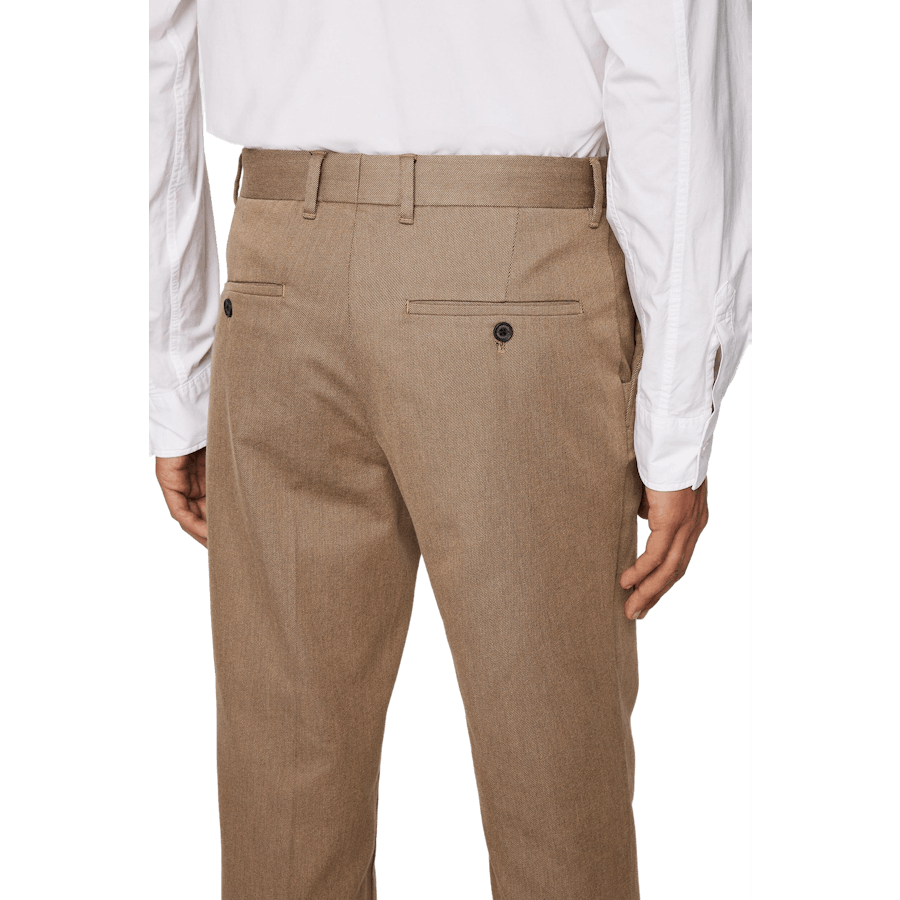 Lois C Flannel Twill Pants Tiger Brown