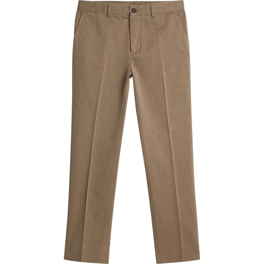 Lois C Flannel Twill Pants Tiger Brown