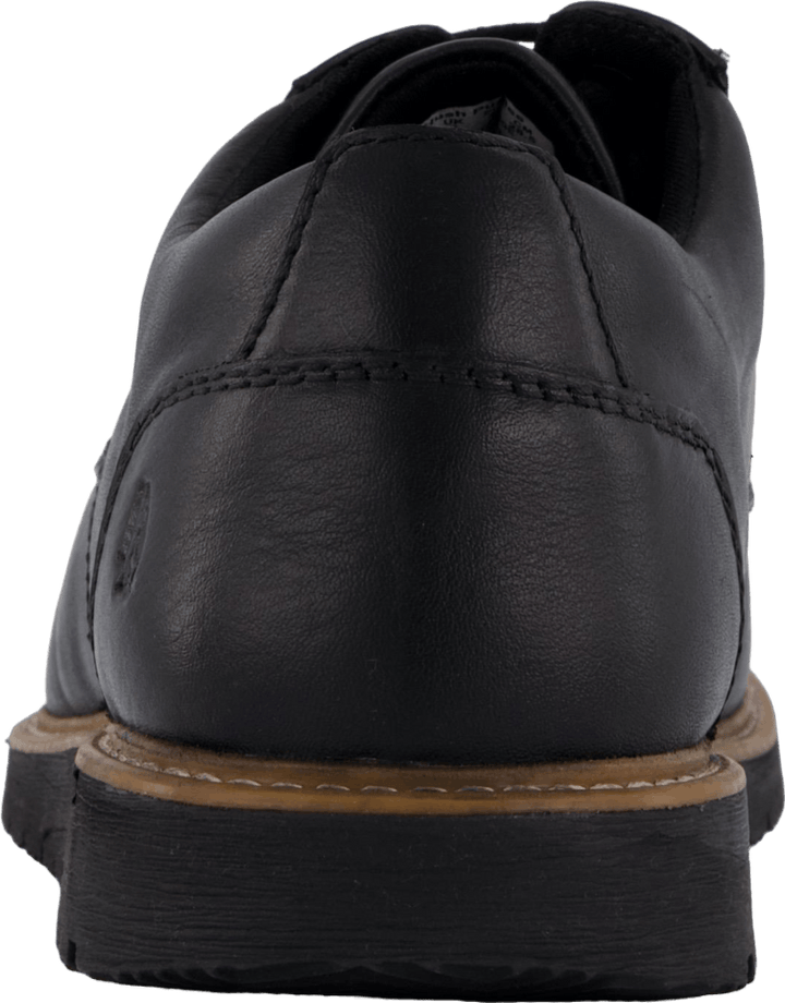 Jenson Oxford Bold Black Leather