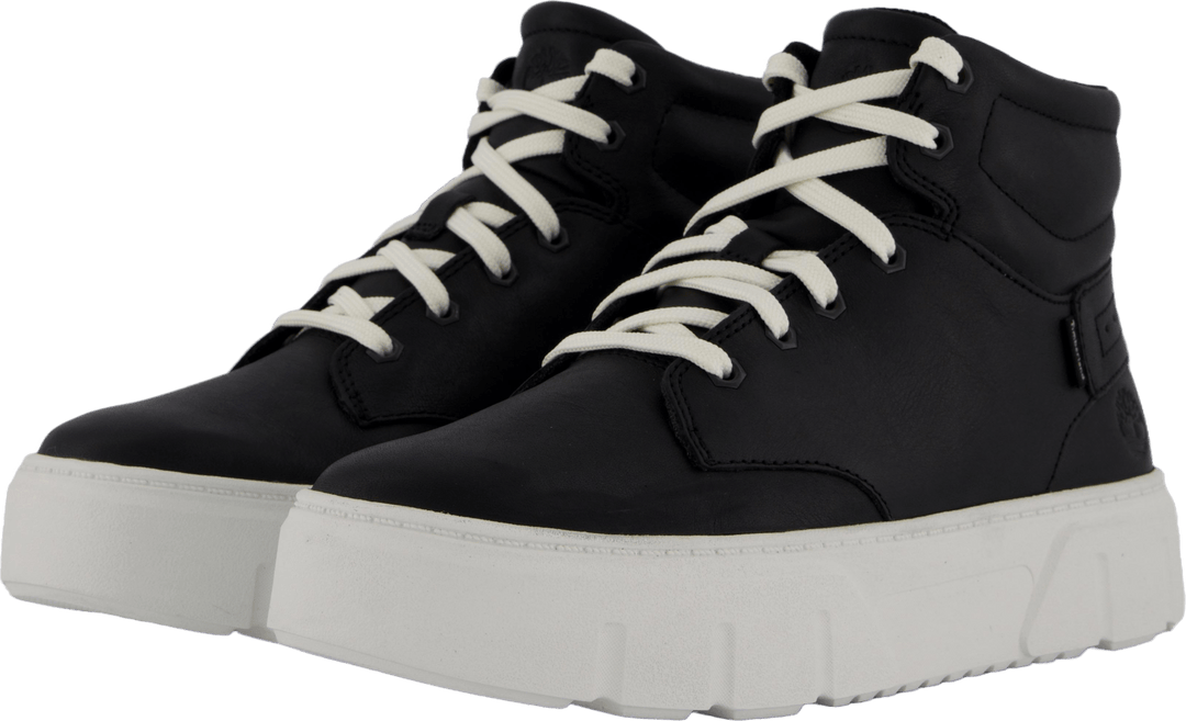 Sneaker à lacets haut de gamme Noir Plein Grain