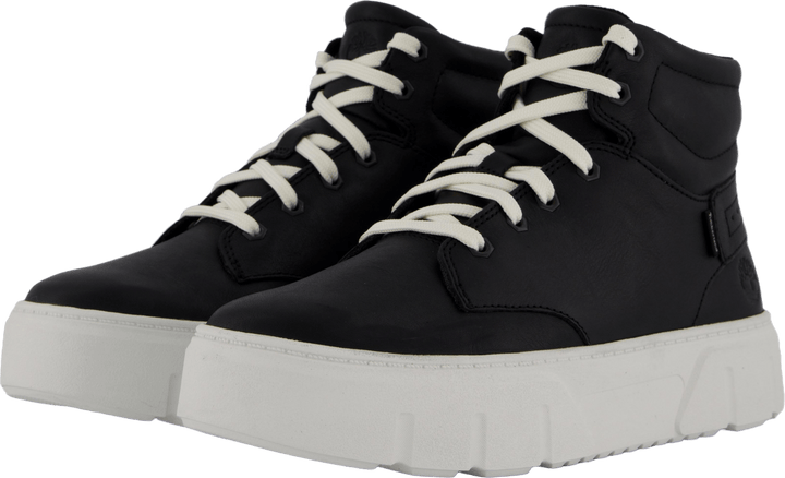 Sneaker à lacets haut de gamme Noir Plein Grain