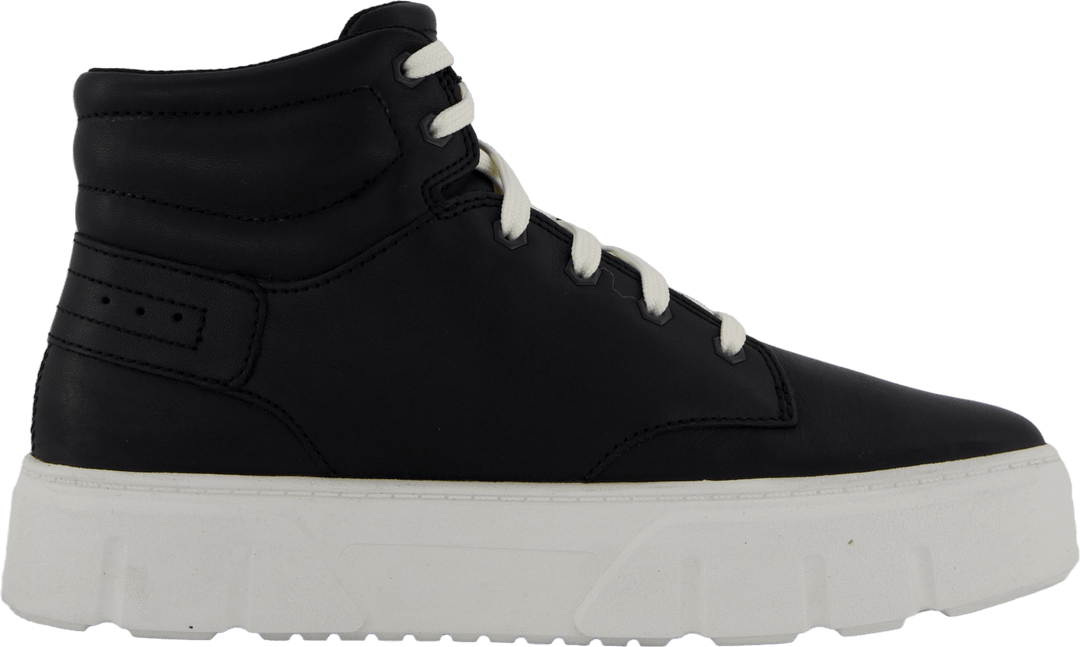 Sneaker à lacets haut de gamme Noir Plein Grain