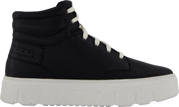 Sneaker à lacets haut de gamme Noir Plein Grain