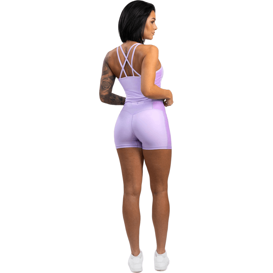 Pastel Paradise Shorts Lilac