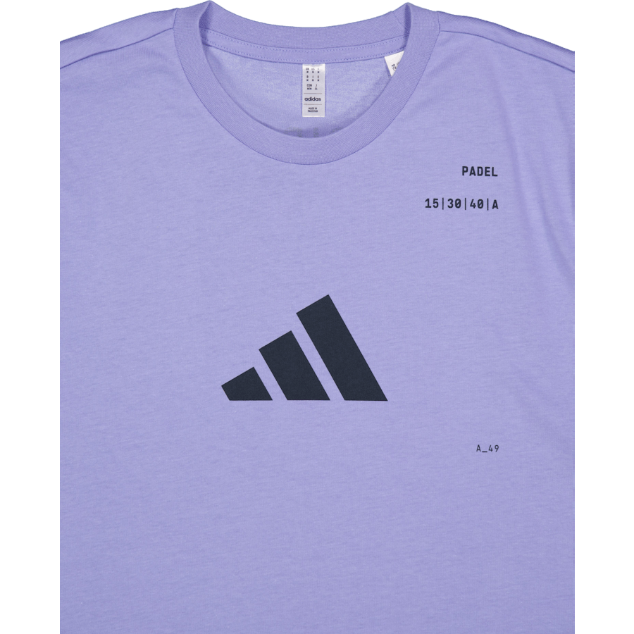 T-shirt graphique bleu catégorie Padel