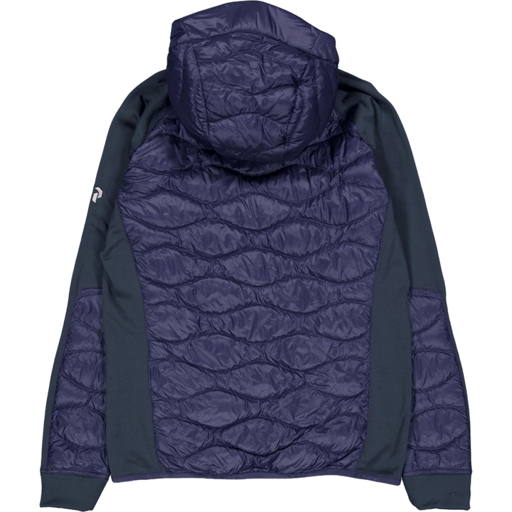 M Helium Piumino Ibrido Cappuccio Blu Ombra