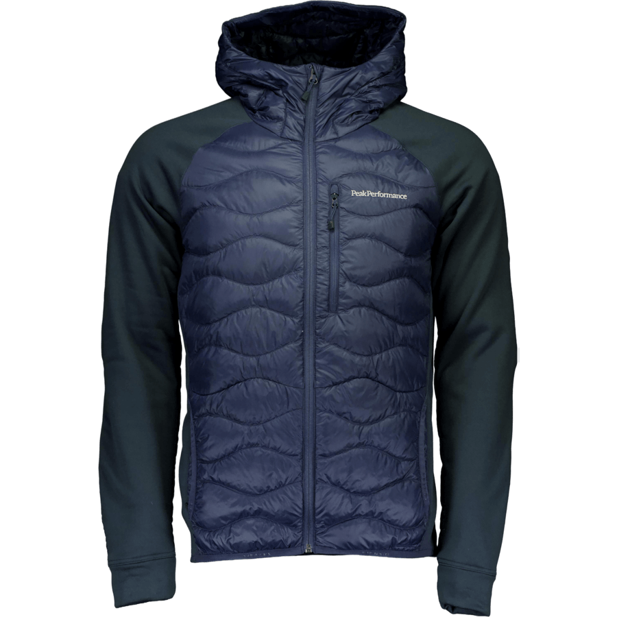 M Helium Piumino Ibrido Cappuccio Blu Ombra