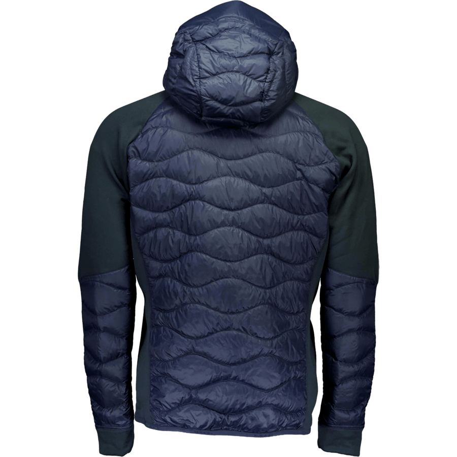M Helium Piumino Ibrido Cappuccio Blu Ombra