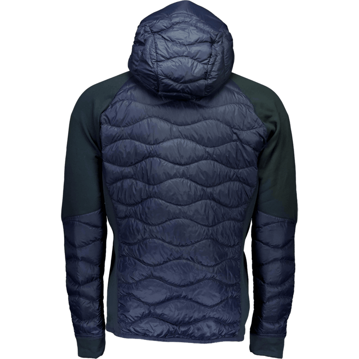 M Helium Piumino Ibrido Cappuccio Blu Ombra