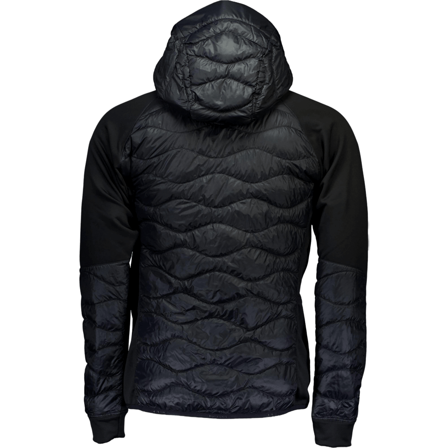 M Helium Down Hybrid Hood Black