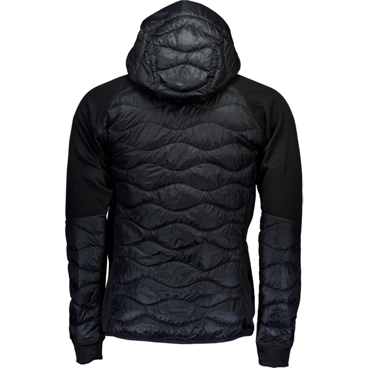 M Helium Down Hybrid Hood Black