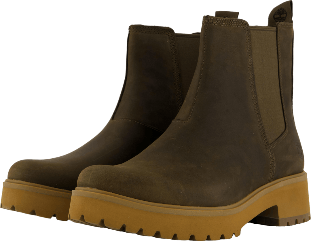 Mid Chelsea Boot Olv Full Grain