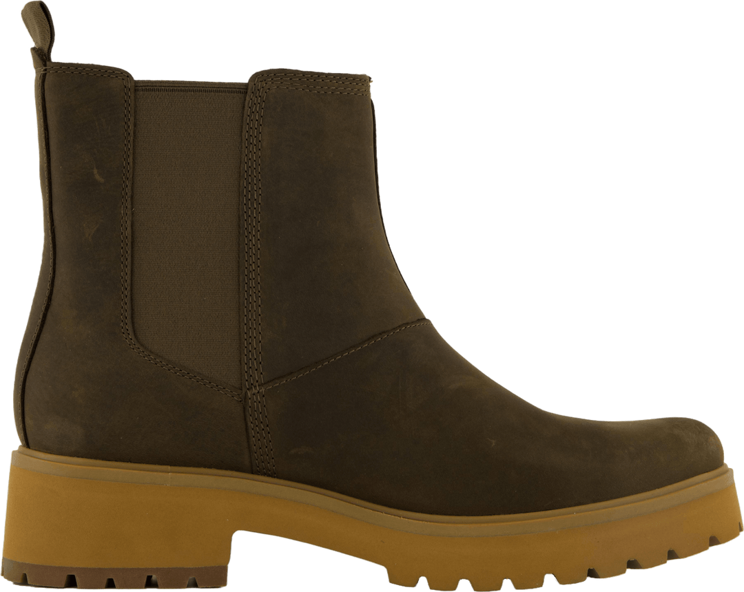 Mid Chelsea Boot Olv Full Grain
