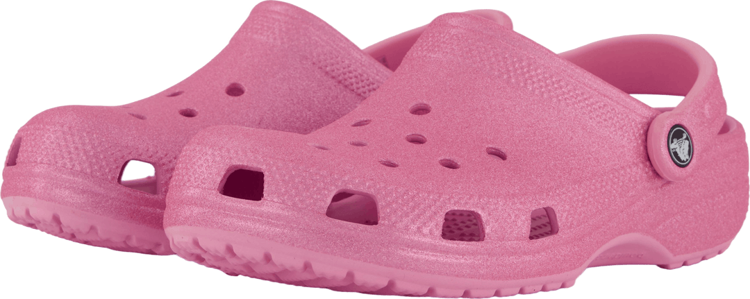 Classic Glitter Clog K Pink Tweed Glitter