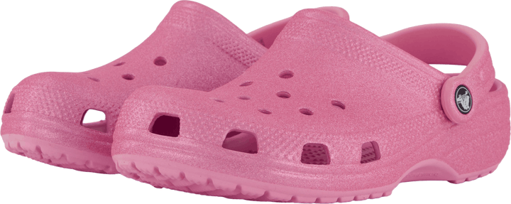 Classic Glitter Clog K Pink Tweed Glitter