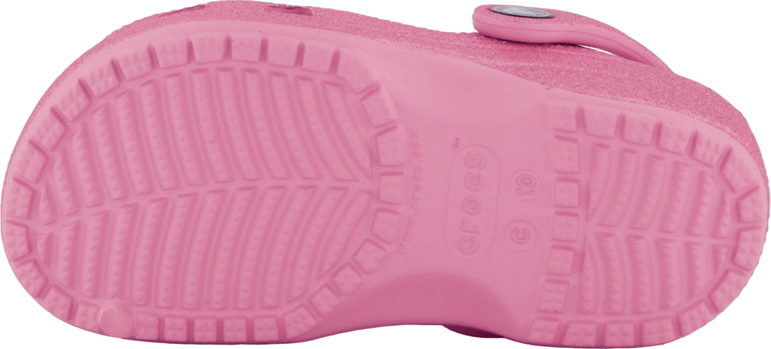 Classic Glitter Clog T Pink Tweed Glitter