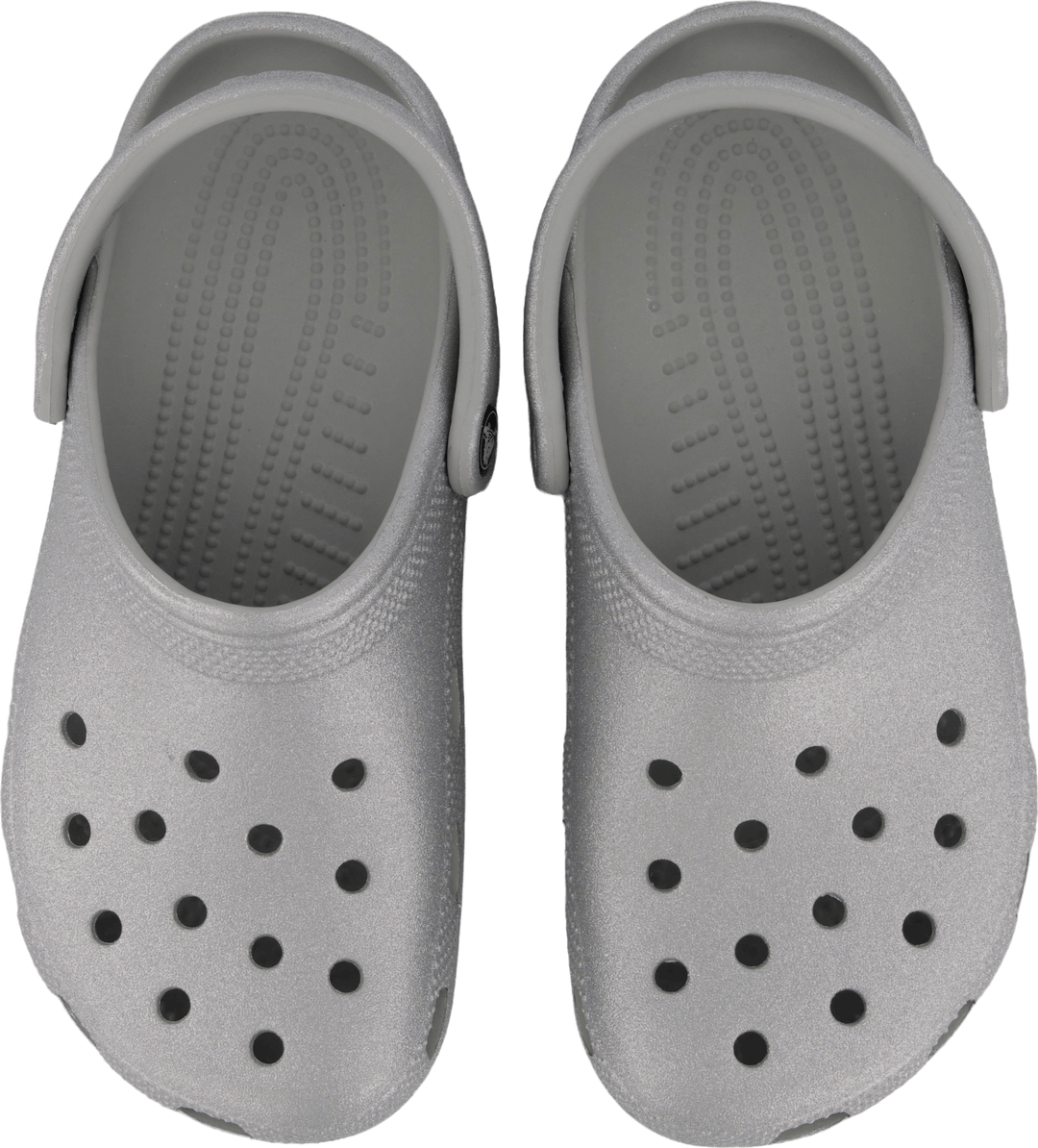 Classic Glitter Clog K Silver Glitter