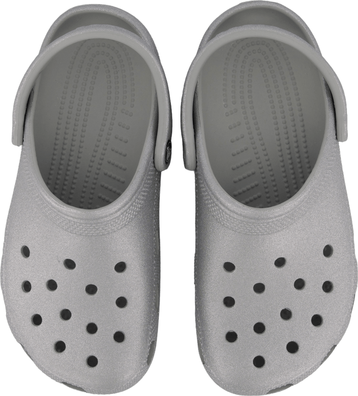 Classic Glitter Clog K Silver Glitter