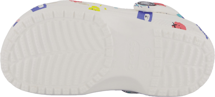 Classic Doodle Print Clog T Weiß/Multi