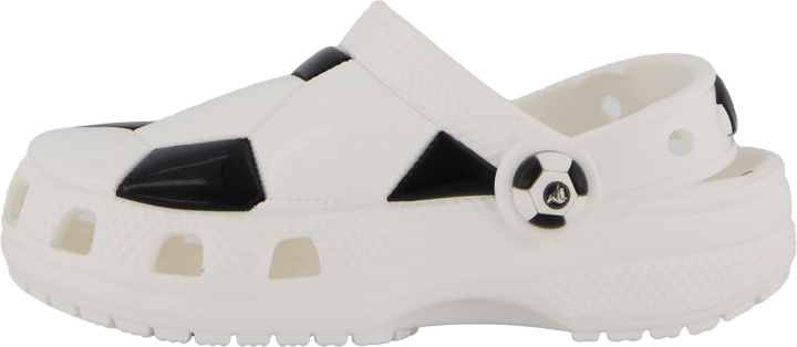 Classic Soccer Ball Clog T Weiß/Schwarz