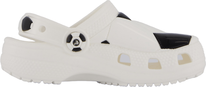Classic Soccer Ball Clog T Weiß/Schwarz