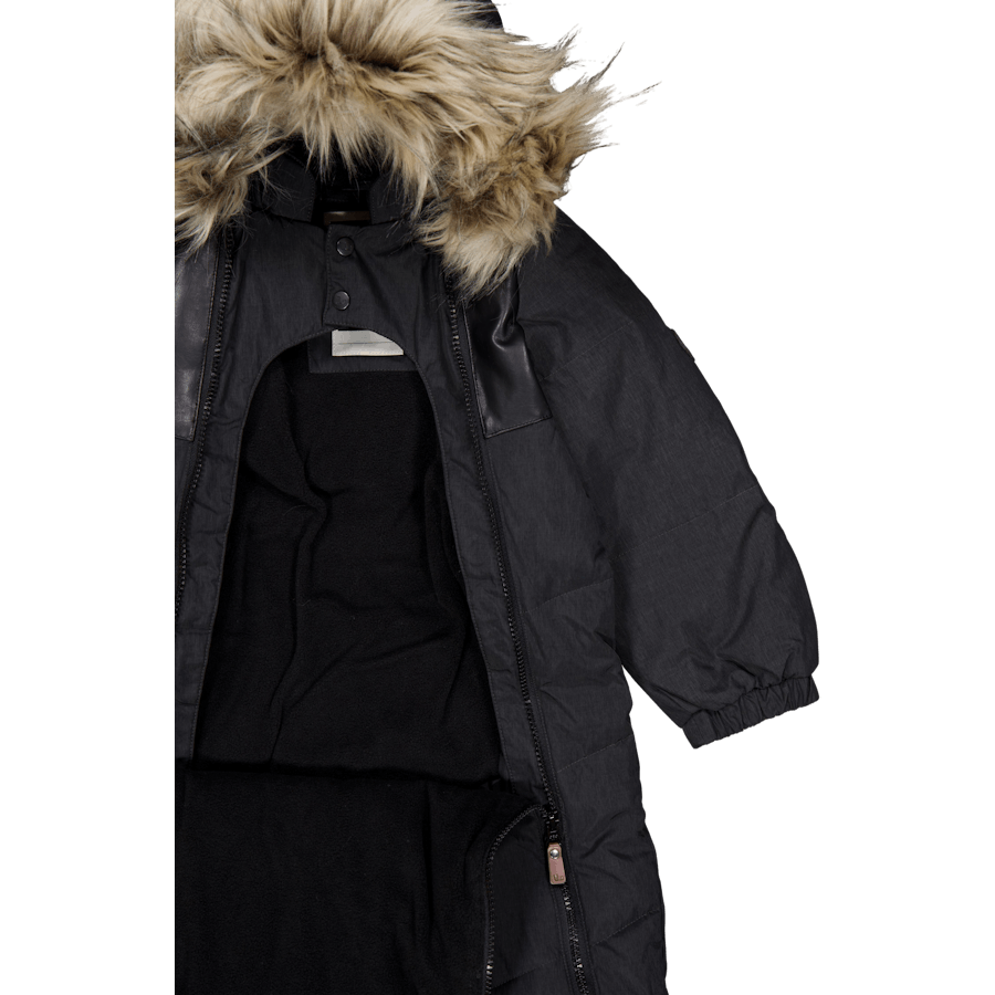 Rocky Winter Baby Overall Black